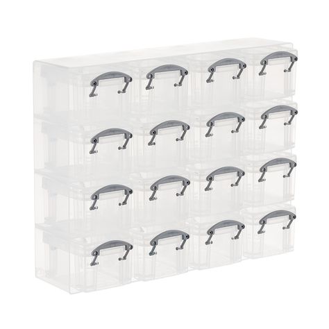 16-Latch Box Small Parts Organizer | The Container Store Parts Organizer, Small Parts Organizer, Hobby Storage, Closet Clutter, Tool Room, Earring Storage, Lego Storage, Bead Storage, Office Crafts