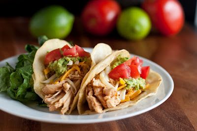 Chicken Tacos (Cafe Rio Shredded Chicken Copycat Recipe) - Cooking Classy Costa Vida Chicken, Cafe Rio Shredded Chicken, Slow Cooker Kip, Cafe Rio Chicken, Chicken Breast Tacos, Pollo Mechado, Braised Chicken Breast, Slow Cooker Shredded Chicken, Cafe Rio