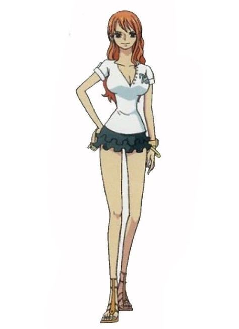 Nami Zou Outfit, Nami Outfits, Anime Fits, Nami Cosplay, Anatomy Practice, Anime Fashion, One Piece Nami, Nami One Piece, Anime Inspired Outfits