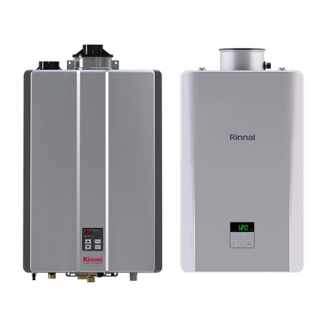 Tankless Water Heaters | Rinnai Tankless Hot Water Heater, Water Heaters, Model Tanks, Water Usage, Smart Home Technology, Tankless Water Heater, Hot Water Heater, Home Technology, Large Homes