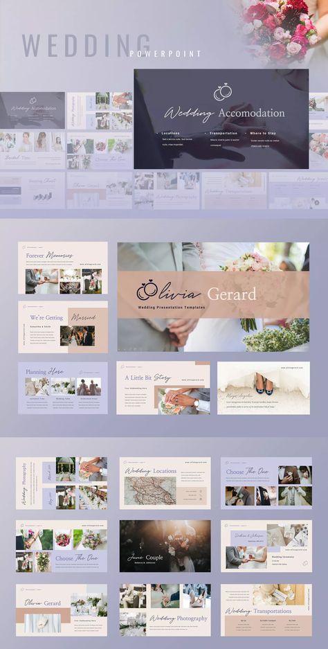 Wedding Presentation, Wedding Slideshow, Wedding Organizer Planner, Slide Presentation, Business Powerpoint Presentation, Power Points, Powerpoint Presentation Design, Slides Presentation, Presentation Slides Templates