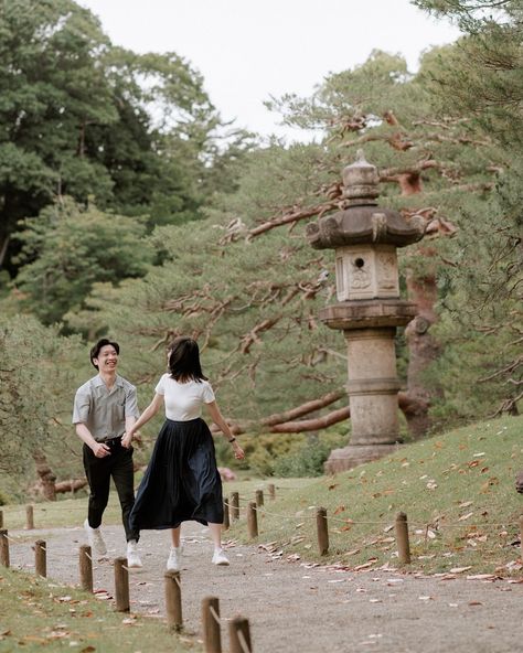 The story behind this engagement shoot in Tokyo is super sweet. I received an inquiry detailing how he would love to celebrate their recent engagement with a photoshoot during their trip to Japan. They had a private proposal a few months back at a garden so choosing this location was meaningful. And now they’ll have these photos to share and relive their engagement. . . . . Congratulations J + A ✨🤍 #tokyophotographer #tokyocouplesphotographer #engagementphotoshoot #japanproposalphotogr... Japan Proposal, Private Proposal, Shinjuku Gyoen, Engagement Congratulations, Proposal Pictures, Japanese Tea Garden, Garden Engagement, Trip To Japan, Engagement Shoot