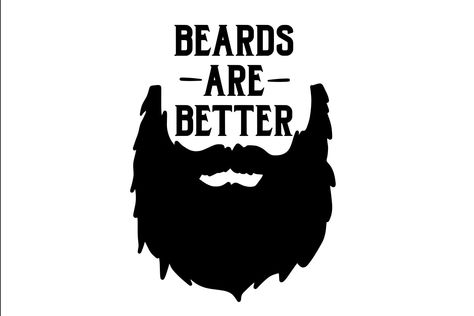 Beard Svg, Cricut Patterns, Stencil Logo, White Poster, Beards, Bearded Men, Svg Cuts, Cricut Projects, Silhouette Cameo