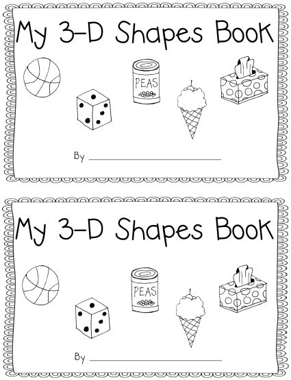 Learning with a Happy Heart: 3-D Shapes Book with Real World Objects Kindergarten Geometry, Math Shapes, 3 D Shapes, Shapes Kindergarten, Rectangular Prism, Prek Math, Elementary Teaching, Shape Books, Math School