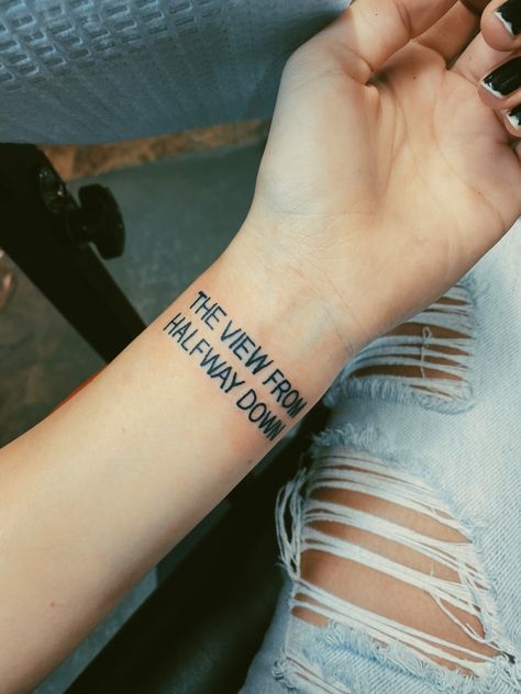 The View From Halfway Down Tattoo Bojack, Sanibel Tattoo, Halfway Down Tattoo, Bojack Horseman Quotes Tattoo, The View From Halfway Down, Bojack Horseman Tattoo Minimalist, The View From Halfway Down Tattoo, Bojack Horseman Tattoo, Horseman Tattoo