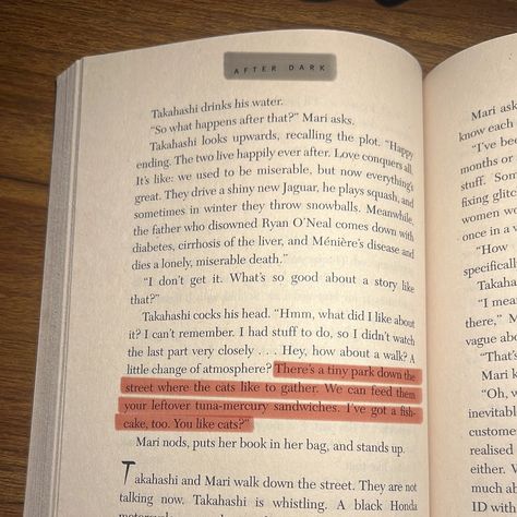 The ideal date After Dark by Murakami - #murakami #harukimurakami #afterdark #book #bookstagram After Dark Murakami, Murakami Books, Books Core, Ideal Date, Ryan O'neal, Haruki Murakami, Love Now, After Dark, Books