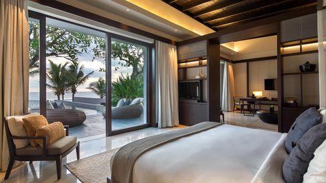 Soori Bali, Bali Bedroom, Scda Architects, Resort Interior Design, Resort Interior, Bali Resort, Big Bedrooms, Interior Deco, Contemporary Bedroom