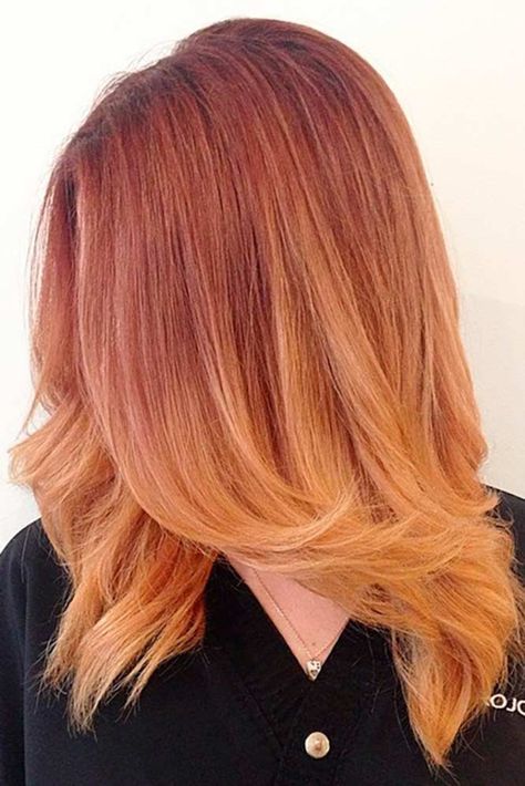 Strawberry Blonde Red Hair, Strawberry Hair Color, Balayage Auburn, Blonde Red Hair, Strawberry Blonde Ombre, Dark Strawberry Blonde, Fall Blonde Hair Color, Light Strawberry Blonde, Brown To Blonde Ombre