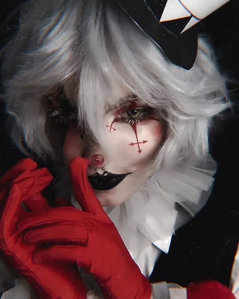 Nikolai Cosplay Bsd, Nikolai Gogol Bsd Cosplay, Nikolai Gogol Cosplay, Nikolai Cosplay, Bsd Cosplay, Jester Costume, Nikolai Gogol, Dazai Bungou Stray Dogs, Good Anime To Watch