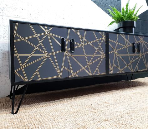 Sideboard Painted, Ash Colour, G Plan Sideboard, Retro Sideboard, G Plan, Mid Century Sideboard, Diy Furniture Renovation, Fusion Mineral Paint, Hairpin Legs