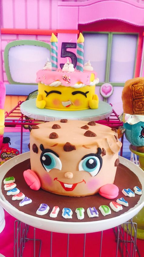 Shopkins Kooky Cookie  and birthday cake Cookie Swirl C Birthday Party, Cookie Swirl C, Car Birthday Theme, Race Car Birthday Party, Baby Diaper Cake, Race Car Birthday, Car Birthday, Cars Birthday Parties, Diaper Cakes