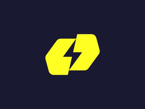 L7 ⚡️ by Matt Vancoillie on Dribbble Lightning Bolt Logo, Bolt Logo, Lightning Logo, Lighting Bolt, Lightning Bolt, Creative Logo, Chevrolet Logo, Global Community, Creative Professional