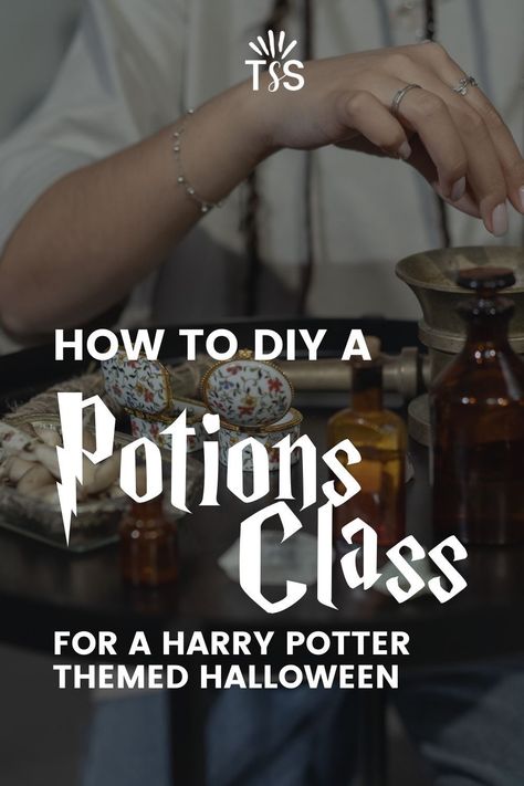 Harry Potter Party Potions, Potions Classroom Harry Potter, Making Harry Potter Potions, Potion Making Party, Harry Potter Diy Party Decoration, Harry Potter Kitchen Ideas, Harry Potter Diy Potions, Potion Making For Kids, Potions Class Harry Potter