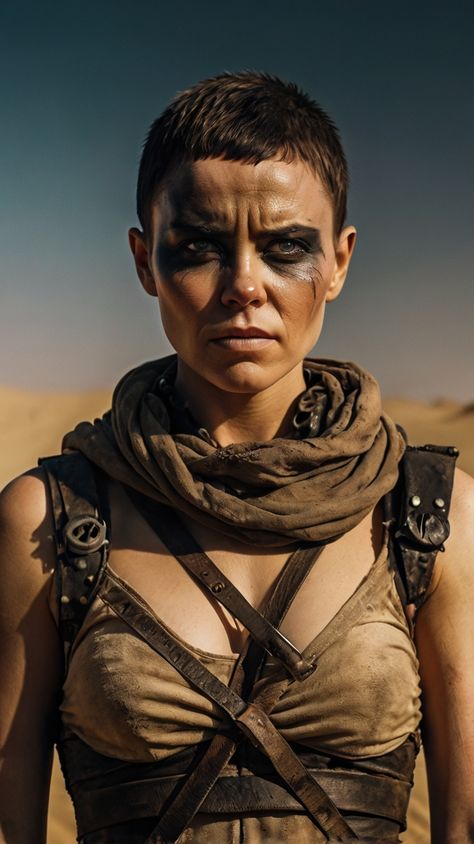 Imperator Furiosa Furiosa Charlize Theron, Imperator Furiosa, Face Reference, Mad Max, Charlize Theron, Character Portraits, Fancy Dress, Sci Fi, Marvel