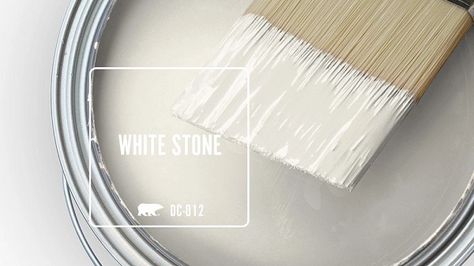 WHITE STONE DC-012 | Behr Paint Colors White Behr Paint, Behr Marquee, Behr Colors, Behr Paint Colors, Behr Paint, Paint Sheen, Paint Supplies, Painted Floors, Color Samples