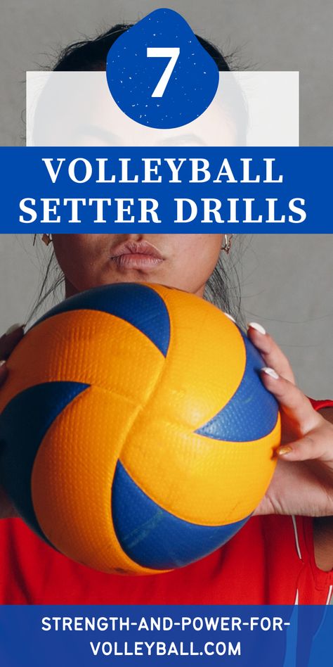 The following 7 volleyball setter drills will help you become a great volleyball setter. Master hand setting technique and the volleyball footwork for getting in position to set. Consistently practice your setting skills and you will soon be great at setting a volleyball. Setting Drills Volleyball, Setter Drills, Volleyball Practice Plans, Volleyball Warm Ups, Setting Drills, Volleyball Gear, Volleyball Set, Volleyball Setter, Volleyball Skills