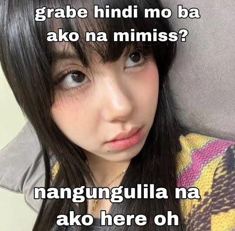 Missyou Posting, Miss Kona Si Idol, Imissyou Posting Tagalog, Kpop Text Posts, Imy Posting Tagalog, Filipino I Miss You Posting, Ouch Reaction Pic, Parinig Kay Crush, Imissyou Posting