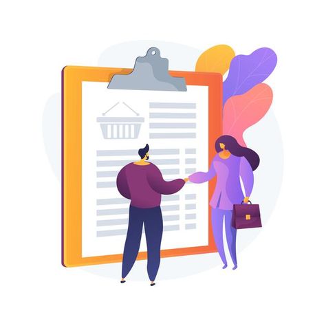 Metaphor Illustration, Welcome To Our Team, Contract Signing, Building Silhouette, Flat Icons Set, Sales Representative, Customer Feedback, Flat Illustration, Sales And Marketing