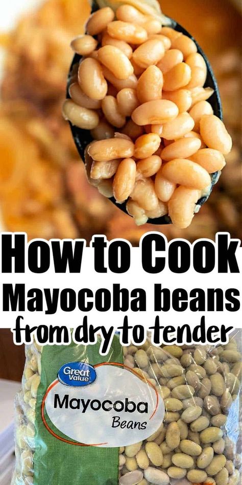 Slow cooker mayocoba beans are the perfect easy side dish that's tasty and filling. This easy slow cooker recipe will make sure your mayocoba beans are tender and flavorful so you'll want to enjoy them over and over. Try this recipe today! Mayocoba Beans, Recipe With Ham, Ham Hock Recipes, Beans In Crockpot, Ham Hock, Ham And Beans, Slow Cooker Recipe, How To Cook Beans, Easy Side Dish