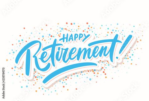 Stock Image: Happy Retirement banner. Happy Retirement Banner, Retirement Banner, Header Template, Image Happy, Happy Retirement, Stock Vector, Happy Birthday