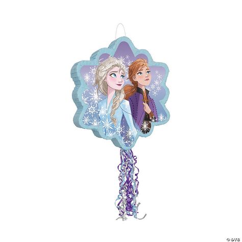 Make your Frozen 2 even more fab with this Disney Princess piñata, which features Princess Anna and Queen Elsa. A fun addition to your Frozen party ... Pull Pinata, Frozen Pinata, Frozen 3rd Birthday, Frozen Party Supplies, Frozen Bday Party, Frozen Party Decorations, Birthday Pinata, Disney Frozen Birthday, Frozen Themed Birthday Party