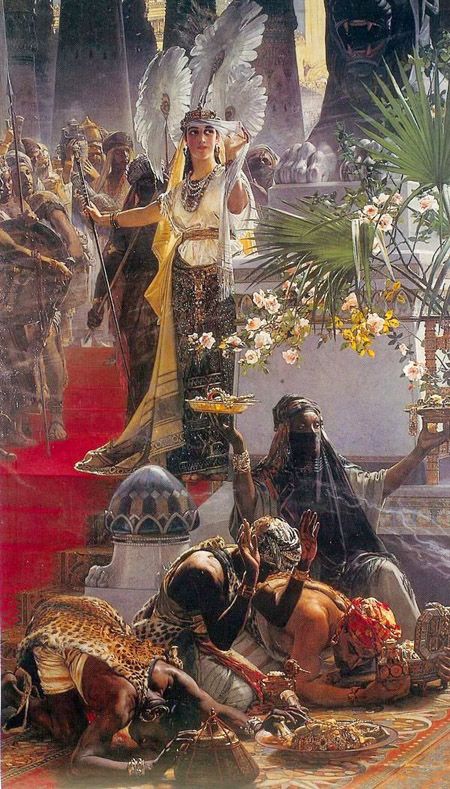 Julius Kronberg, David And Saul, Queen Of Sheba, Nordic Art, Architecture Painting, Biblical Art, European Art, Classical Art, Ancient Civilizations