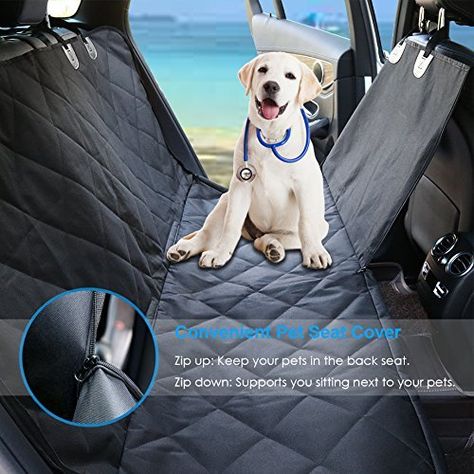 AmazonSmile : Dog Seat Cover Car Seat Cover for Pets Pet Seat Cover Hammock 600D Heavy Duty Scratch Proof Nonslip Durable Soft Pet Back Seat Covers for Cars Trucks and SUVs : Pet Supplies Hammock Cover, Cover Video, Dog Hammock, Dog Seat Covers, Dog Car Seat, Dog Smells, Dog Seat, Pet Cushions, Dog Car Seat Cover