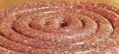 coil of venison honey garlic sausage Honey Garlic Sausage, Venison Sausage Recipes, Sausage Making Recipes, Elk Recipes, Pepperoni Recipes, Home Made Sausage, Food Lovers Recipes, Homemade Sausage Recipes, Deer Recipes