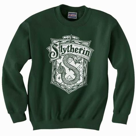 CUSTOMIZE INSTRUCTION: Please write your NAME and #NUMBER on "add a note to your order" column on checkout process. The name All Caps (please let me know if you want to change). There is no limit of the text, but the long name will make the font look small. -------------------------------------------------------------- Slytherin Clothes, Slytherin Outfit, Slytherin Fashion, Slytherin Crest, Stile Harry Potter, Harry Potter Sweatshirt, Harry Potter Style, Harry Potter Merchandise, Slytherin House