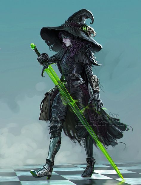 Dnd Orc, Witch Characters, Cyberpunk Character, Knight Art, Dungeons And Dragons Characters, Dungeons And Dragons Homebrew, Witch Art, High Fantasy, Fantasy Warrior