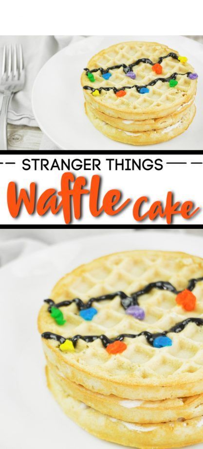 Bohemian Party Ideas, Orange Icing, Bohemian Party, Waffle Cake, Stranger Things Season 3, Stranger Things 3, Stranger Things Season, Waffle Recipes, Watch Party