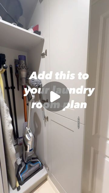 𝗟𝗶𝘇𝘇𝘆 Williams | contemporary Interiors | DIY | Renovation on Instagram: "Add this to your utility / bootility / laundry room plan. Great storage and everything charging whilst it’s hidden away is an absolute no brainer 🧠

#cleaninghacks #instaclean #cleaningtips #storagetips #organiseyourlife #organisedhome" Laundry Room Plan, Bootility Room, Utility Room Storage Ideas, Utility Room Storage, Utility Closet, Instagram Add, Utility Storage, Diy Renovation, Contemporary Interiors