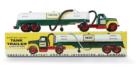 Here are seven of the most valuable Hess trucks | PhillyVoice Antique Hand Truck Ideas, Hess Trucks, New Company Names, Nylint Toy Trucks, Toy Fire Trucks, Old Port, Tanker Trucking, Thanksgiving Traditions, Oil Company