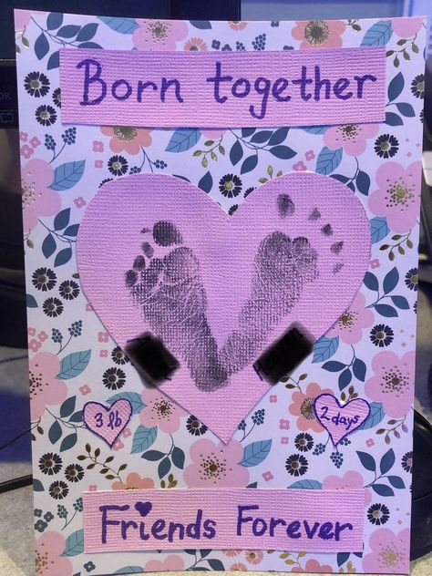 Nicu Signs Ideas, Nicu Crafts, Handprint Crafts, Name Banners, Fathers Day Crafts, Baby Signs, Name Signs, First Christmas, Craft Gifts