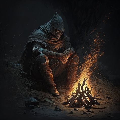 Dark Souls Profile Picture, Dark Souls Bonfire Wallpaper, Blacksmith Aesthetic, Dark Souls Pfp, Sufi Pictures Art, Greatest Warriors In History, Dark Souls Bonfire, Dark Souls Artwork, Dark Fantasy Artwork