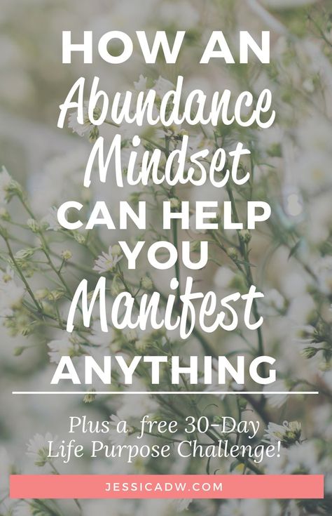 White small flowers and text that says How an abundance mindset can help you manifest anything Plus a  free 30-Day
Life Purpose Challenge! jessicadw.com Higher Salary, Wellbeing Activities, Spiritual Leadership, How To Believe, Manifest Anything, Dream Clients, Abundance Mindset, Leadership Coaching, Manifestation Law Of Attraction