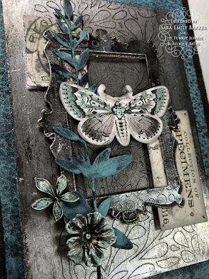 Tim Holtz Tutorials, Tim Holtz Distress Crayons, Tim Holtz Mixed Media, Timmy Time, Finnabair Art, Couture Ideas, Tim Holtz Cards, Mixed Media Cards, Star Stencil