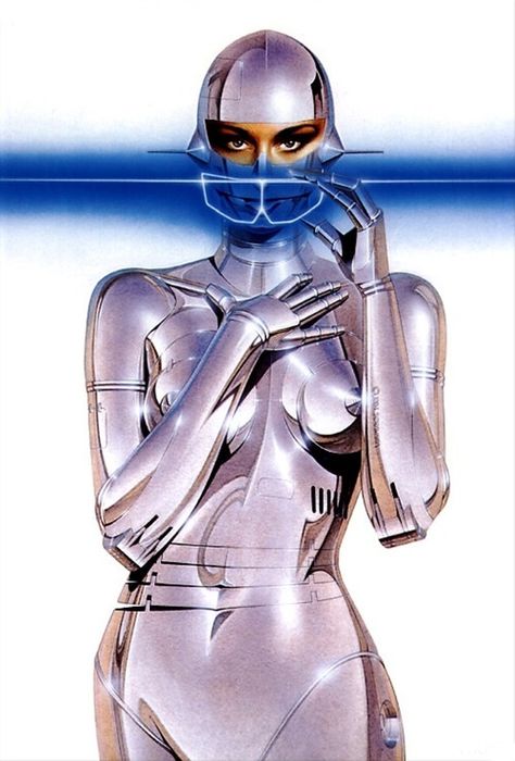 BY HAJIME SORAYAMA..........SOURCE TUMBLR.COM........... Tokyo Soul, Hajime Sorayama, Futurism Art, Scifi Art, Light Girls, Arte Cyberpunk, Beauty Light, Airbrush Art, Robot Art