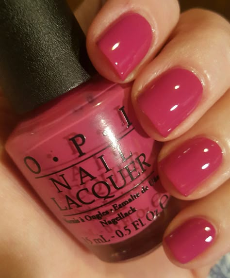 OPI Ate Berries In The Canaries Opi Nail Polish Colors, Opi Nail Colors, Nagellack Trends, Fun Nail Colors, Nail Colours, Pink Nail Polish, Nails Polish, Opi Nail Polish, Polish Colors