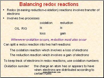 Balancing redox reactions Inorganic Chemistry, Chemistry Study Guide, Redox Reactions, Chemistry Education, Video Editing Apps, Study Guides, Editing Apps, Teaching Science, Study Guide