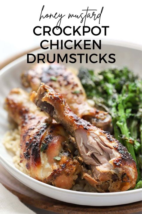 Drumsticks In The Crockpot, Chicken Drumsticks In The Crockpot, Drumsticks Slow Cooker, Mustard Chicken Drumsticks, Slow Cooker Chicken Drumsticks, Convenient Dinner, Chicken Drumstick, Savory Sides, Chicken Drumstick Recipes