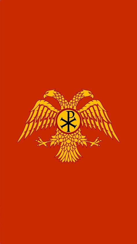 Byzantine Wallpaper, Byzantine Flag, Background Mobile, Pax Romana, Christian Flag, Greek Mythology Tattoos, Eastern Roman, Apple Logo Wallpaper Iphone, Mythology Tattoos