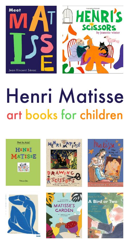 Henri Matisse art books for children :: famous artists art projects for children Matisse Art Project, Henri Matisse Art, Art Books For Kids, Book Art Projects, Art Matisse, Montessori Art, Art Projects For Kids, Pinup Art, Books For Children