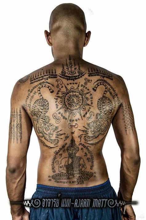 Matthieu Duquenois aka Ajarn Matt, Artists, The International London Tattoo Convention 2016 Thai Tattoo Meaning, Traditional Thai Tattoo, Yantra Tattoo, Khmer Tattoo, Sacred Tattoo, Buddhist Tattoo, Thailand Tattoo, Bamboo Tattoo, Sak Yant Tattoo