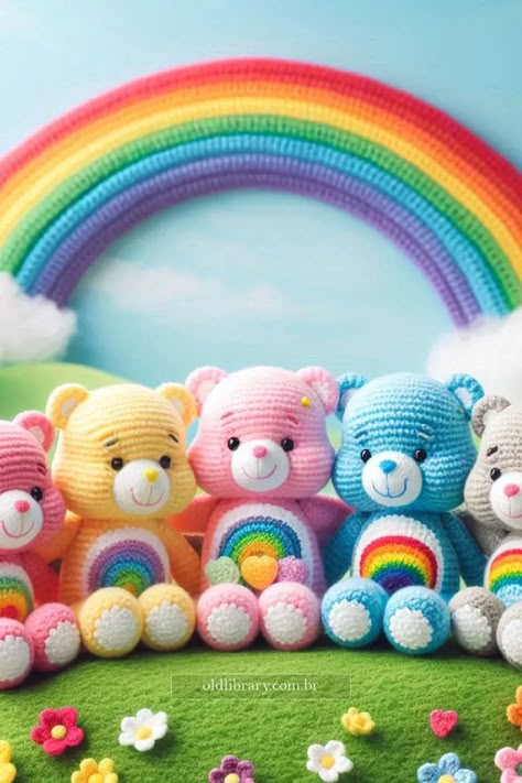 Creating rainbow crochet bears is a delightful way to add color and joy to your craft projects. Free Care Bear Crochet Pattern, Free Crochet Care Bear Patterns, Crochet Care Bear Pattern, Carebear Crochet Pattern, Care Bears Crochet Pattern Free, Crocheted Bears Free Pattern, Care Bear Crochet Pattern Free, Crochet Care Bear Pattern Free, Care Bears Crochet