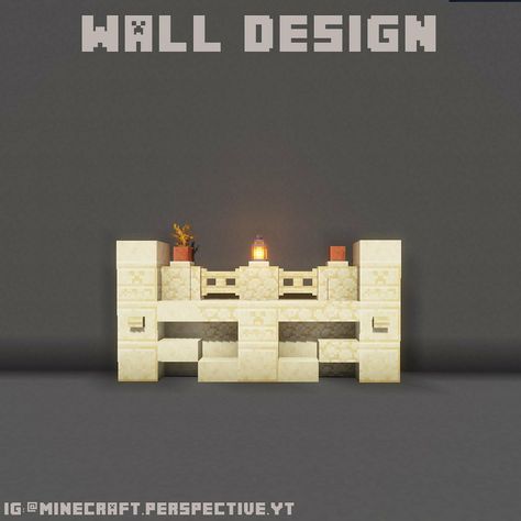 Minecraft Wall Design, Minecraft Wall Designs, Minecraft Dogs, Minecraft Wall, Wall Game, Minecraft Inspiration, Minecraft Pocket Edition, Cute Minecraft Houses, Minecraft Furniture