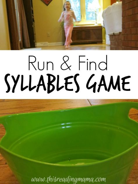 Decoding Games, Syllables Kindergarten, Phonological Awareness Games, Real Witchcraft, Phase 1 Phonics, Syllable Games, Teaching Syllables, Prek Literacy, Syllables Activities