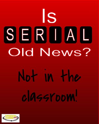 Try teaching Serial, season 1 to your high schoolers if you have no done so already. It's magical, even now after the hype has ended. Check out this blog post from Experiential Learning Depot to find out why it's so great. Student Podcasts, Podcast For High School Students, Science Podcasts, Middle School Advisory, Using Podcasts In The Classroom, Impaulsive Podcast, Serial Podcast, Experiential Learning, Learning Projects