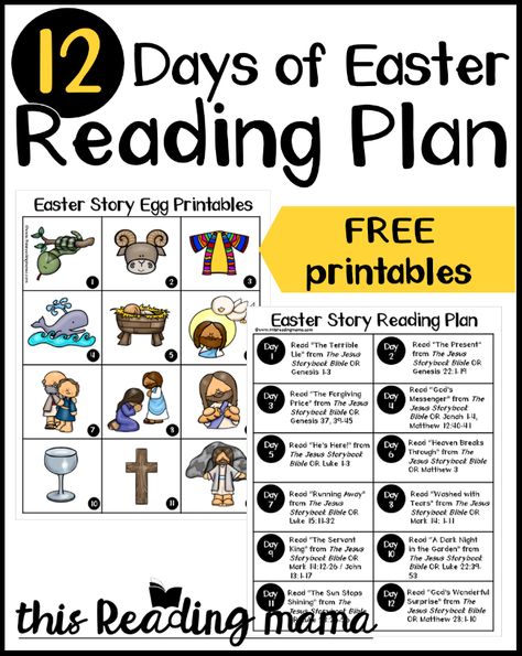 Easter Timeline For Kids, Easter Bible Lessons For Preschoolers, Easter Bible Study For Kids, Easter Bible Lessons For Kids, Free Easter Printables Christian, Easter Lessons For Kids, Easter Reading Plan, Christian Easter Printables, Easter Scriptures