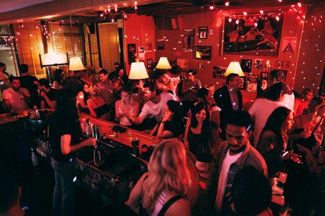 New York Dive Bar, Party Bar Aesthetic, Dive Bar Party, Dive Bar Aesthetic Outfit, Sports Bar Aesthetic, Cowboy Bars, Dive Bar Wedding, Dive Bar Aesthetic, Diner Wedding